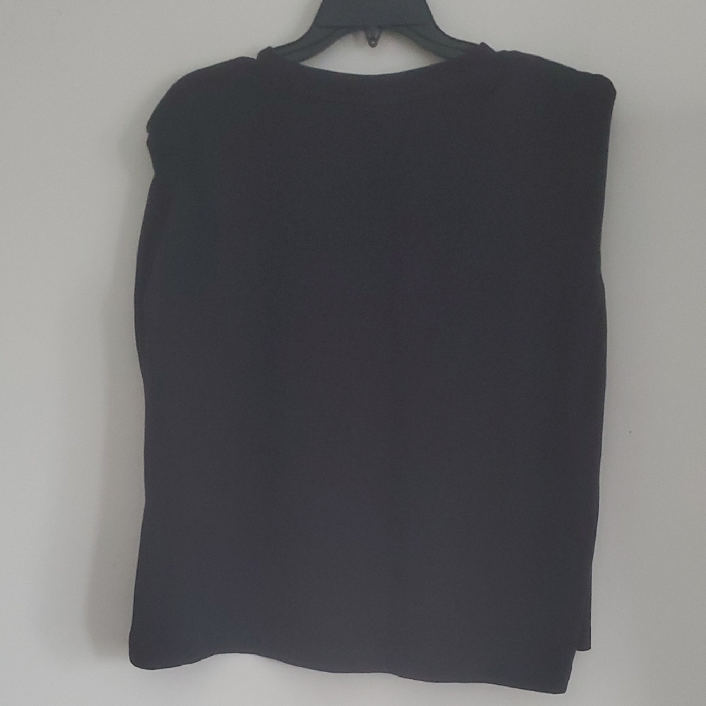 FARM Rio Black Muscle Tee with Red Heart Accents - Picture 7 of 13